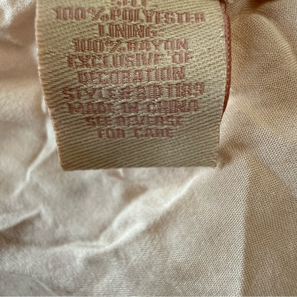 Champagne & Strawberry Halter Flowy Dress Size Small - Picture 7 of 7